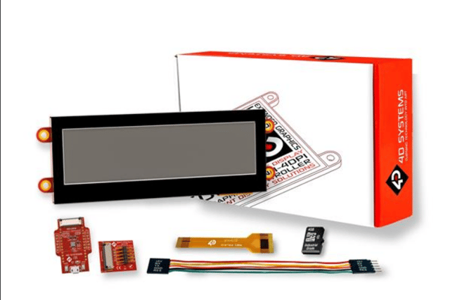 Display Development Tools Starter kit for pixxiLCD-39P4-CTP - 3.9" PIXXI-44 INTELLIGENT LCD WITH CAPACITIVE TOUCH - WIDE - IPS Display