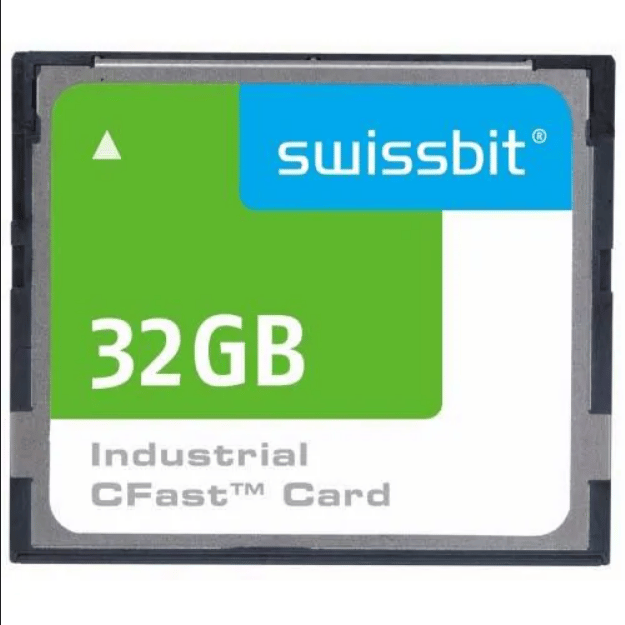 Memory Cards Industrial CFast Card, F-56, 32 GB, PSLC Flash, 0 C to +70 C