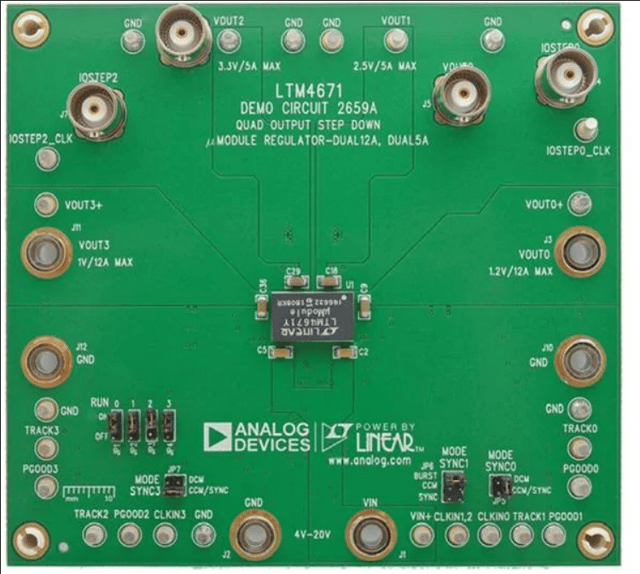 Power Management IC Development Tools LTM4671 DEMO BOARD