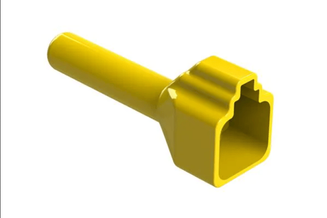 Automotive Connectors Boot 4 Position Plugs, Yellow