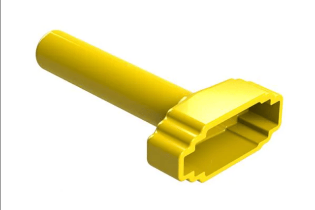 Automotive Connectors Boot 8 Position Plugs, Yellow
