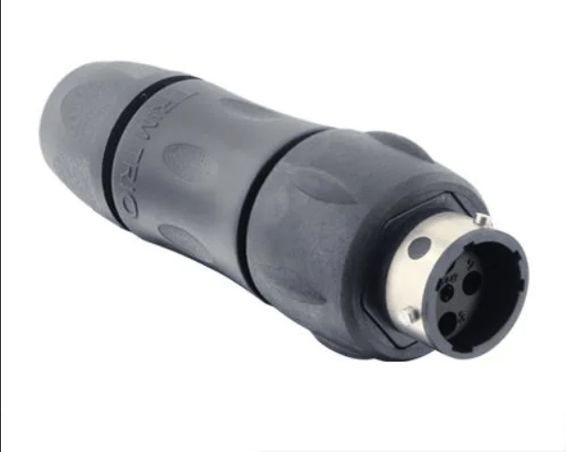 Standard Circular Connector in line receptacle, with cable gland backshell, for 4 male contacts,