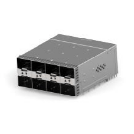 I/O Connectors SFP56 STACKED 2X4 RECEPTACLE ASSEMBLY