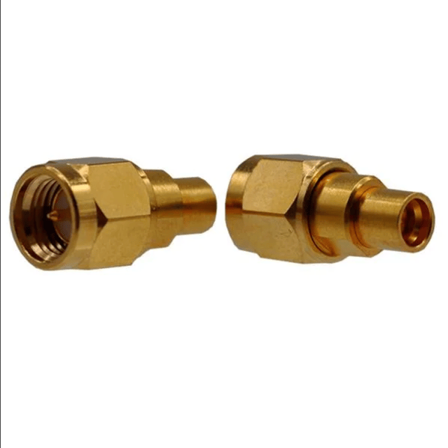 RF Adapters - Between Series SMA Plug to SMP Plug Adapter Gold