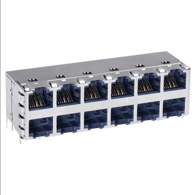 Modular Connectors / Ethernet Connectors 2x1 High Temp RJ45 StackJack