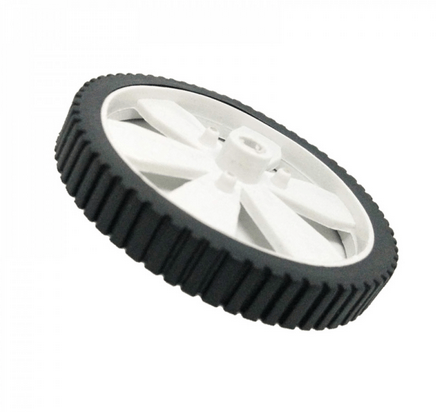 Wheels for BO motors - Dia 7cm (70mm) | 0.8cm(8mm) width - D shape hole