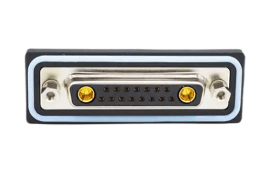 D-Sub Mixed Contact Connectors 17W2 vert soldr M FL 4-40 int thrd 20 Amp