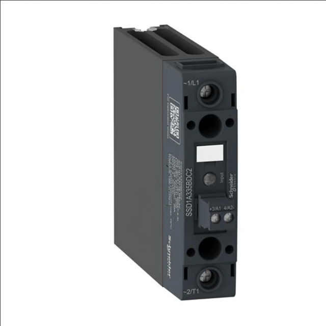 Solid State Relays - Industrial Mount SSR-DIN rail, 1phase, 48-600Vac output, 90-280Vac/Vdc control, 20A,Screw,Random