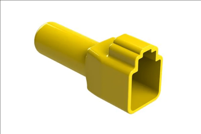 Automotive Connectors Boot (Backshell) 6-way Plug, Yellow