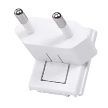 Wall Mount AC Adapters Large AC blade for Europe - white