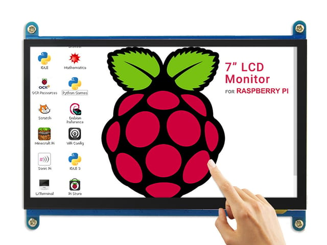 7 Inch 1024x600 HDMI LCD with Touch for Raspberry PI