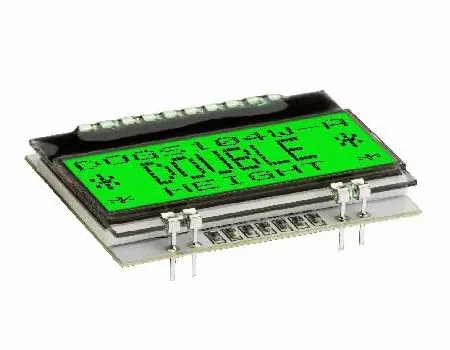 LCD Character Display Modules & Accessories LCD MODULE 4X10 WH BKGRND RFLT 2.6mm