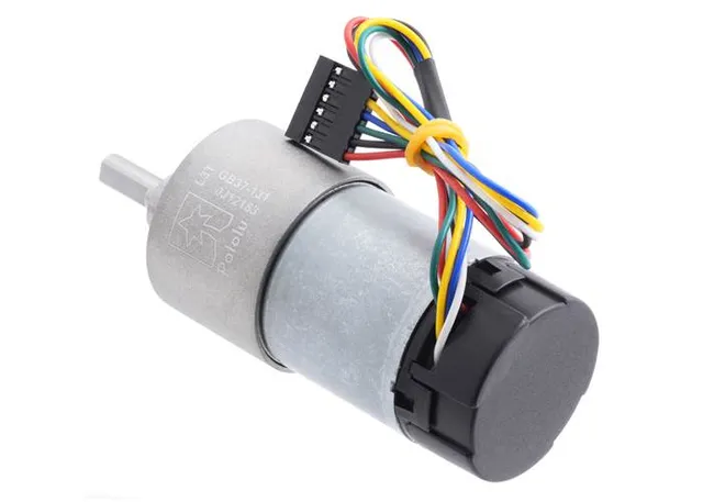 131:1 Metal Gearmotor 37Dx73L mm With 64 Cpr Encoder