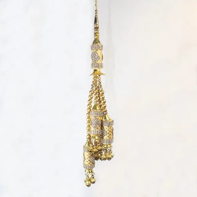 Royal and stately motif rich trinkets rhinestones ornamented hangings