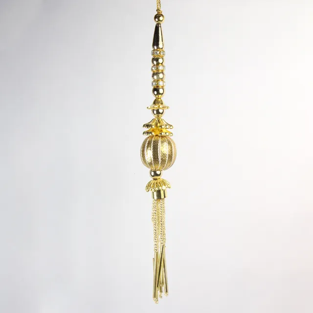 Festive balls shimmer and shine fringes look beads and stones tassels