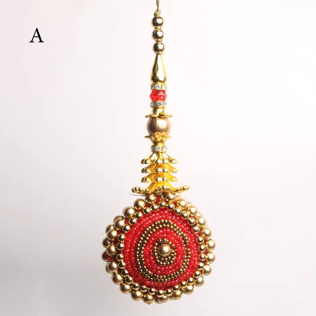 Bridal banjara-look hip carefree style tassel/Beads-tassel/Dome-tassel