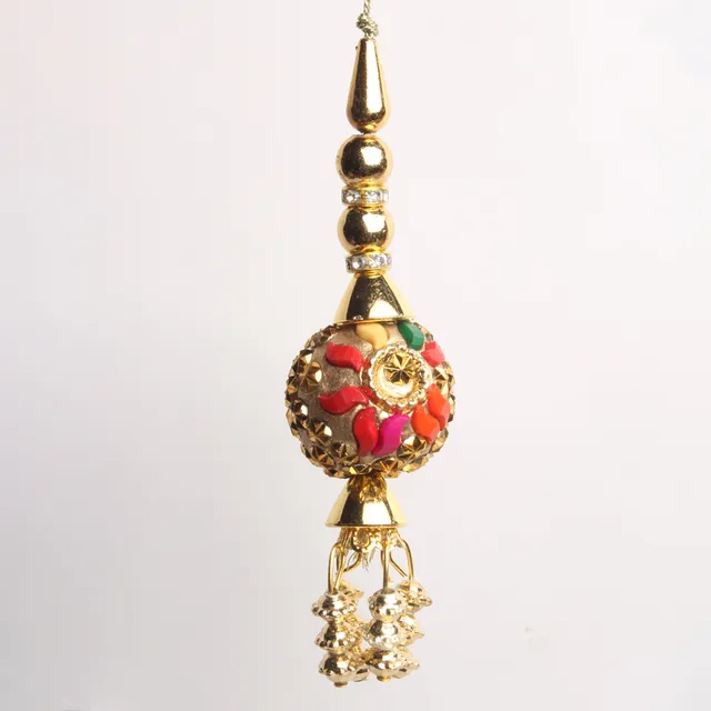Studded sphere beads of celebration tassel/Luxurious-tassel/Chic-tassel