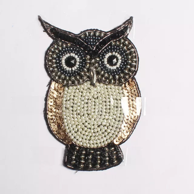 Cutesy Owl rich bold patch/Cool-patch/Bird-patch/Theme-patch/Bead-patch