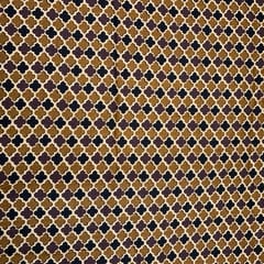 Mustard Glace Cotton Cambric Print