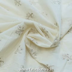 White Cotton Embroidery