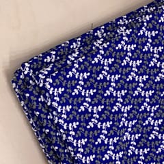 Blue Cotton Jaal Embroidery
