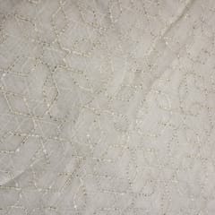 Cream Colour Chanderi Embroidery
