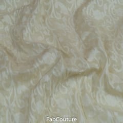 Cream Dobby Self Cotton