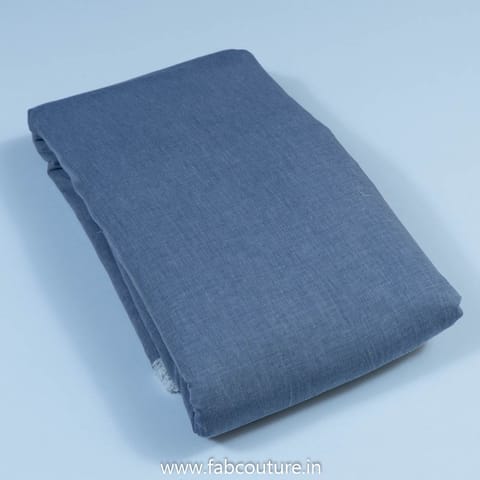 Blue Color Chambray Cotton