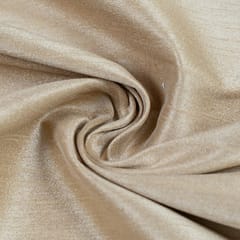Beige Color Polyester Raw silk