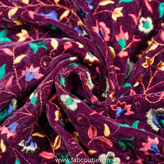 Velvet Thread Embroidery