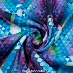 Geometric Spun Print Fabric