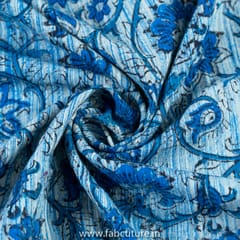 Blue Color Cotton Bagru Print