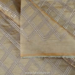 Beige Color Chanderi Embroidery