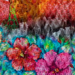 Multicolor Georgette Digital Print