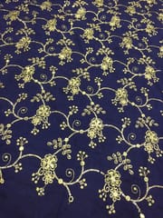 Charming All Over Jari Jaal Work alongwih Sequins on Upada Silk