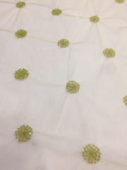 Booti Embroidery with Sequins on Net
