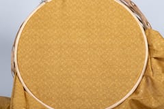 Golden Brown Glazed Cotton Fabric