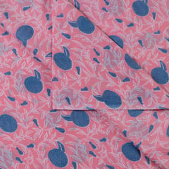 Pink Cotton Discharge Print