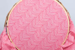 Pink Color  Base Cotton Graphic Print