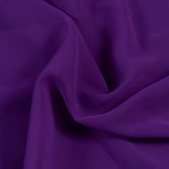 Purple  Poly Georgette