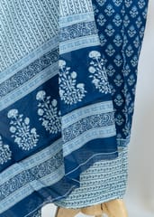 Cotton Printed Suit With Printed Cotton Dupatta And Printed Cotton Bottom