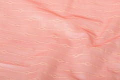 Pink color chanderi rubber print