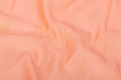 Peach lining chanderi rubber print