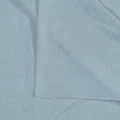 White Dyeable Cotton Chikan