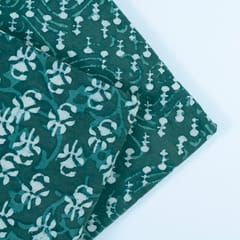 Green Cotton Batik Print  Mix Match Set