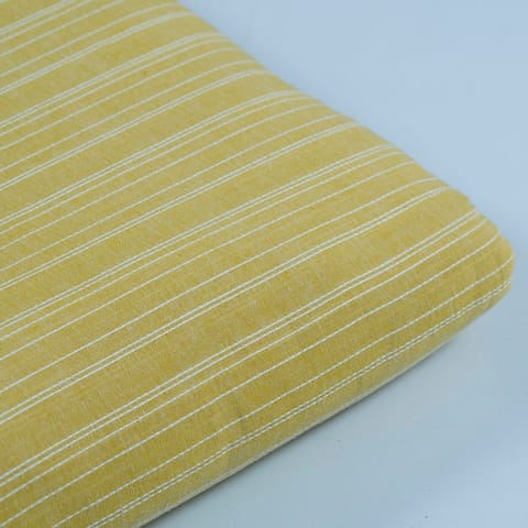 Lemon Color Cotton Dobby Strips