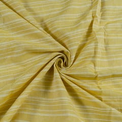 Lemon Color Cotton Dobby Strips