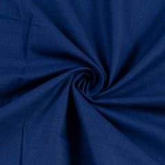 Navy Blue Color Rayon Slub