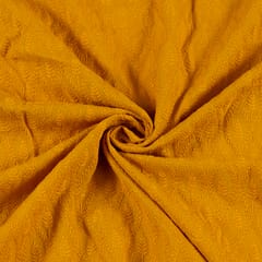 Mustard color Big width Rayon chikan