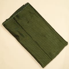Green Color Mashru Silk Ajrakh Print (1.90Mtr Piece)